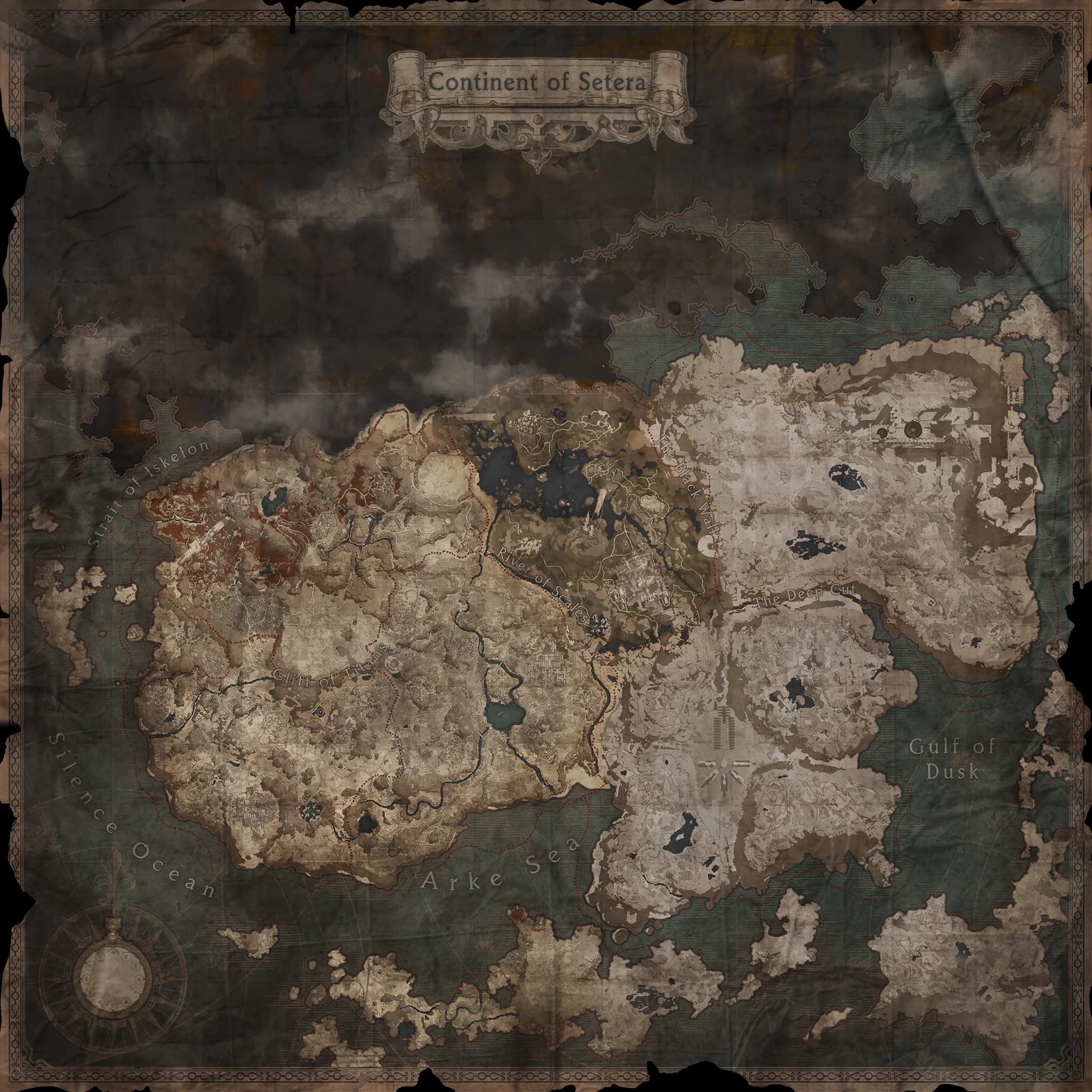 Arche Springwater spawn locations on the Setera world map